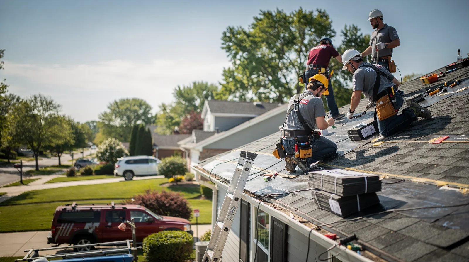 Roof Repair in Port Byron, IL around you